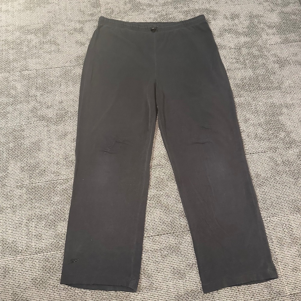 Speedo Authentic Fitness Mens Black Cotton Blend Lounge Pants Large 716968